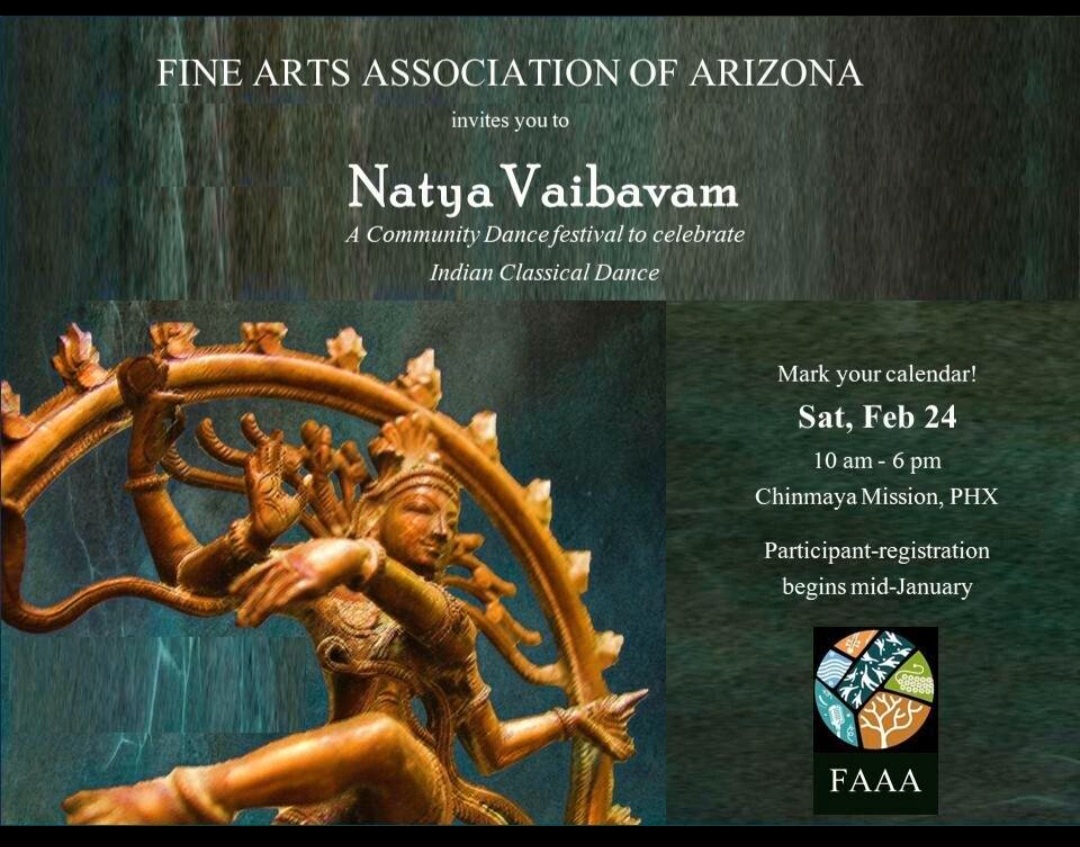 Natya Vaibhavam 2024 Fine Arts Association of Arizona